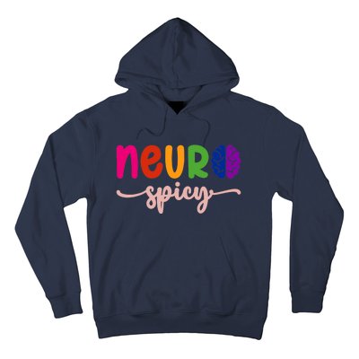 Neurospicy Neuro Spicy Neurotypical Neurodiversity Adhd Hoodie