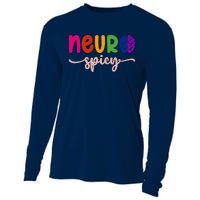 Neurospicy Neuro Spicy Neurotypical Neurodiversity Adhd Cooling Performance Long Sleeve Crew