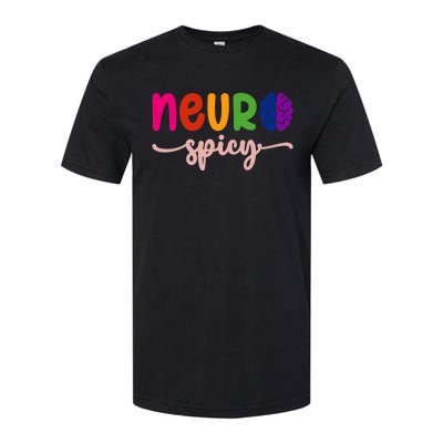 Neurospicy Neuro Spicy Neurotypical Neurodiversity Adhd Softstyle CVC T-Shirt