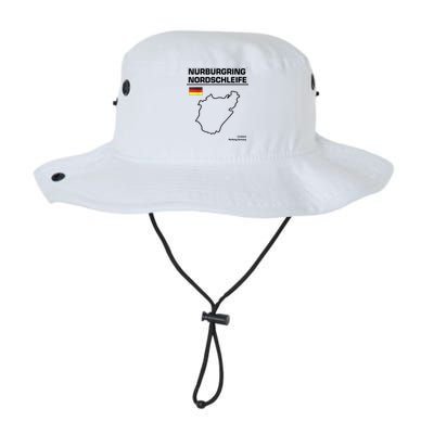 Nurburgring Nordschleife Track Outline Race Fan Bucket Hat