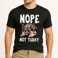 Nope Not Today Lazy Dog Funny German Shepherd Performance Shirt