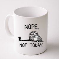 Nope Not Today Tabby Cat Coffee Mug