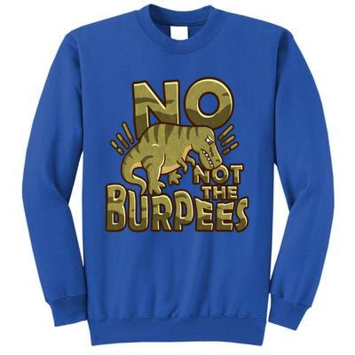 No Not The Burpees Funny Burpee Cool Gift Tall Sweatshirt