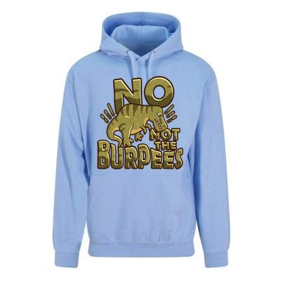 No Not The Burpees Funny Burpee Cool Gift Unisex Surf Hoodie