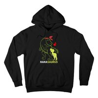 Nanasaurus Nana Tyrannosaurus Dinosaur Baby Mother's Day Hoodie