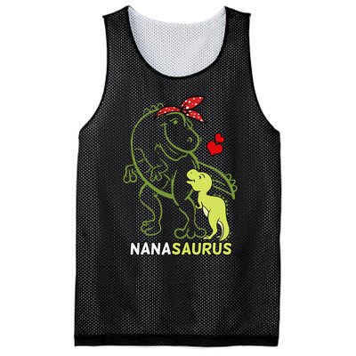 Nanasaurus Nana Tyrannosaurus Dinosaur Baby Mother's Day Mesh Reversible Basketball Jersey Tank