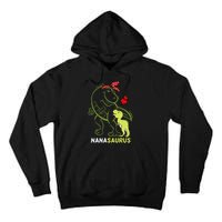 Nanasaurus Nana Tyrannosaurus Dinosaur Baby Mother's Day Tall Hoodie