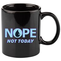 Nope Not Today Magic Tcg Blue Funny 11oz C Handle Ceramic Mug