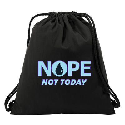 Nope Not Today Magic Tcg Blue Funny Drawstring Bag