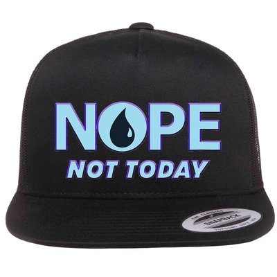 Nope Not Today Magic Tcg Blue Funny Flatbill Hat