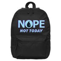 Nope Not Today Magic Tcg Blue Funny 16 in Basic Backpack
