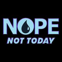 Nope Not Today Magic Tcg Blue Funny 16 in Basic Backpack