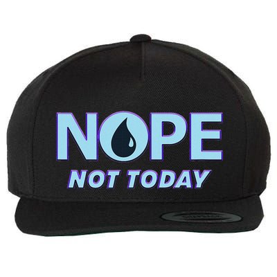 Nope Not Today Magic Tcg Blue Funny Wool Snapback Cap