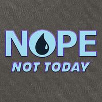 Nope Not Today Magic Tcg Blue Funny Cotton Canvas Backpack