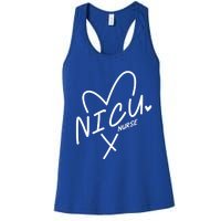 Nicu Nurse Team Pediatric Rn Life Neonatal Nurses Squad Funny Gift Women's Racerback Tank