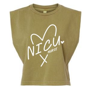 Nicu Nurse Team Pediatric Rn Life Neonatal Nurses Squad Funny Gift Garment-Dyed Women's Muscle Tee