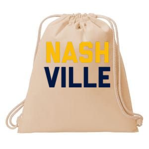 Nash Nashville Tennessee Drawstring Bag