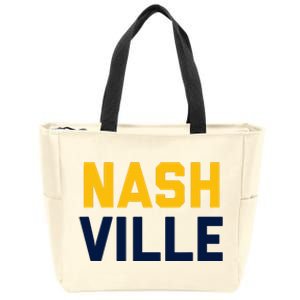 Nash Nashville Tennessee Zip Tote Bag