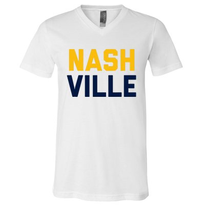 Nash Nashville Tennessee V-Neck T-Shirt