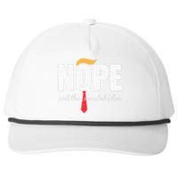 Nope Not The Convicted Felon Vintage Trump 2024 Snapback Five-Panel Rope Hat