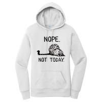 Nope Not Today Tabby Cat Women's Pullover Hoodie