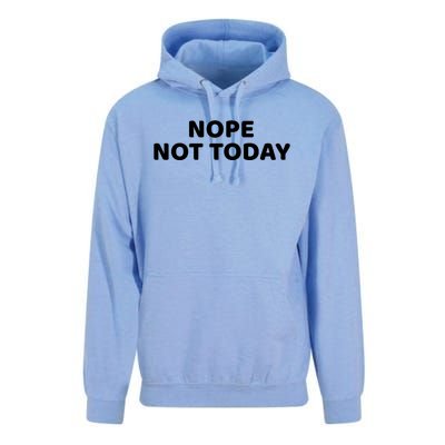 Nope Not Today Slogan S Meaningful Gift Unisex Surf Hoodie