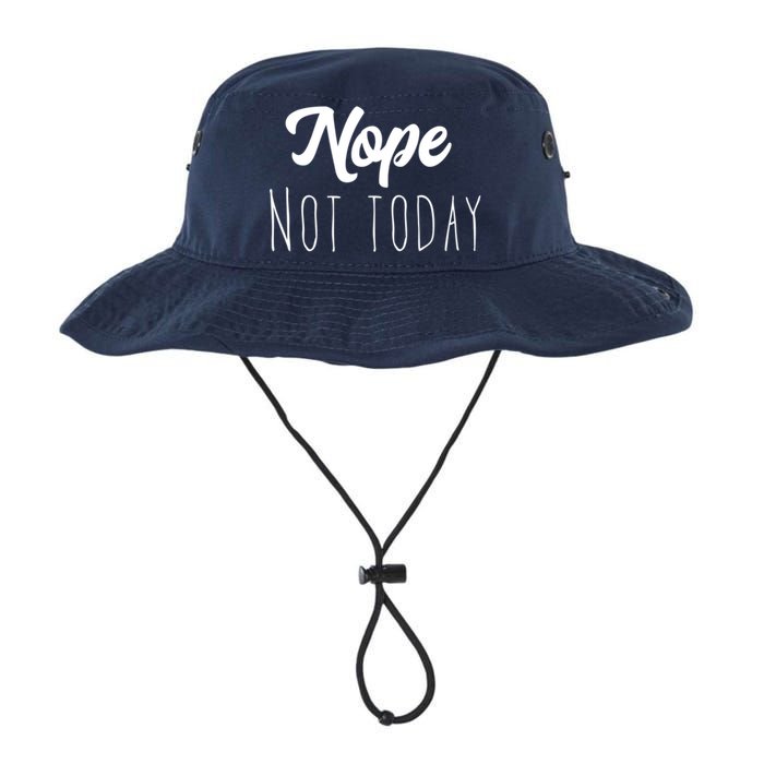 Nope Not Today Funny Lazy Adulting Graphic Quote Legacy Cool Fit Booney Bucket Hat