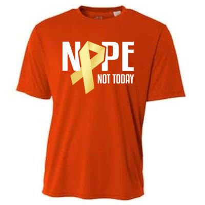 Nope Not Today S Cancer Cute Gift Cooling Performance Crew T-Shirt