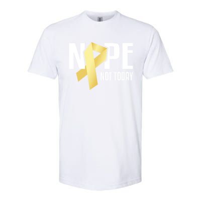 Nope Not Today S Cancer Cute Gift Softstyle® CVC T-Shirt