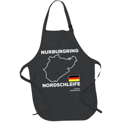 Nurburgring Nordschleife Track Outline Race Fan Funny Quote Apron