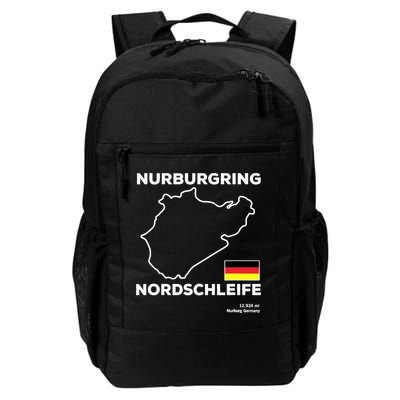 Nurburgring Nordschleife Track Outline Race Fan Funny Quote Backpack