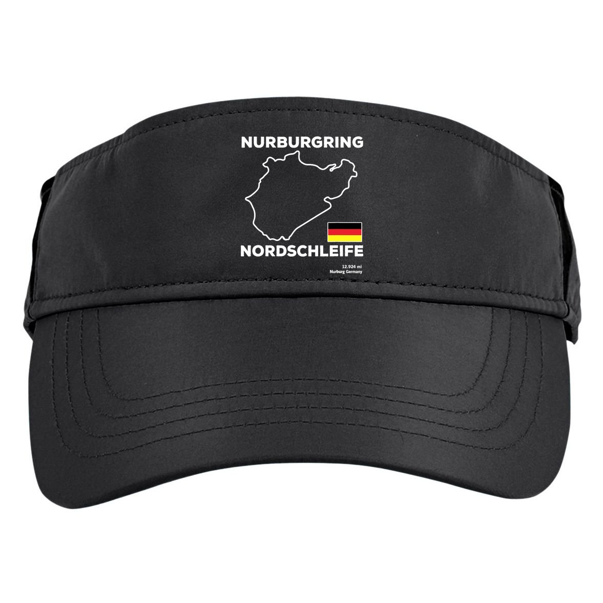 Nurburgring Nordschleife Track Outline Race Fan Funny Quote Adult Drive Performance Visor