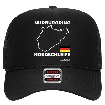 Nurburgring Nordschleife Track Outline Race Fan Funny Quote Trucker Hat