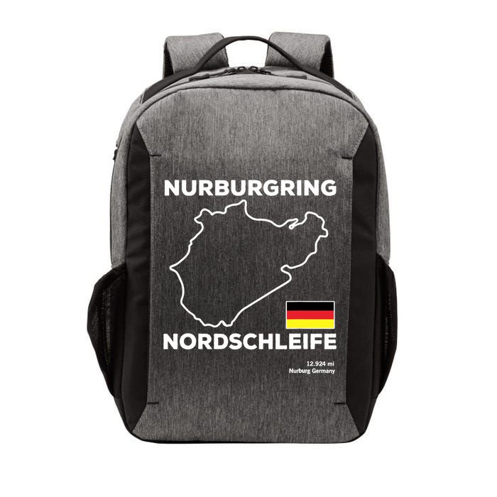Nurburgring Nordschleife Track Outline Race Fan Funny Quote Vector Backpack