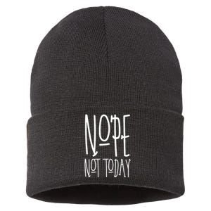 Nope Not Today Sustainable Knit Beanie