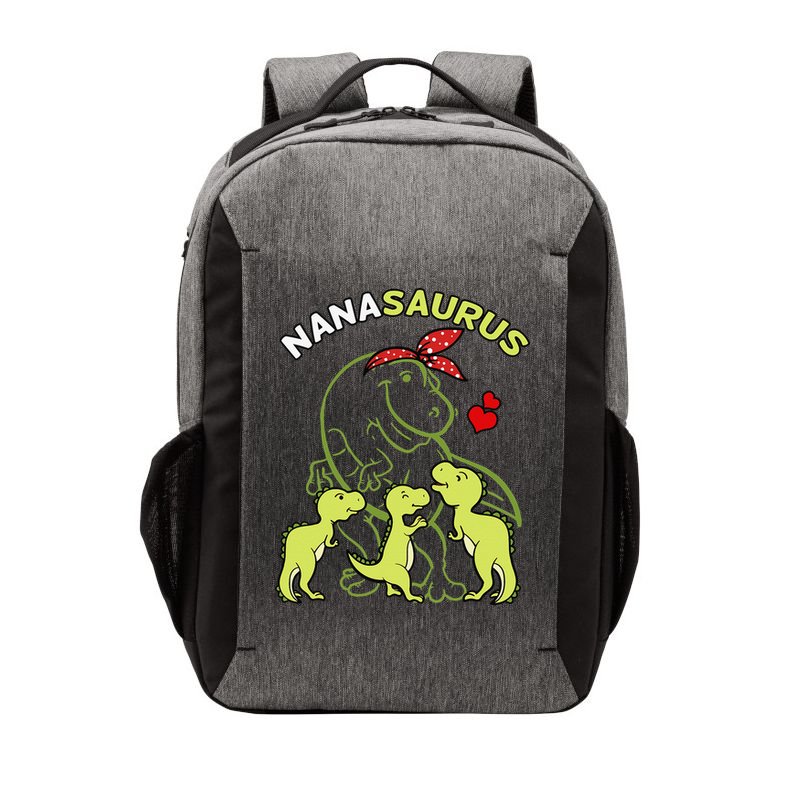 Nanasaurus Nana Tyrannosaurus Dinosaur Mother's Day Vector Backpack