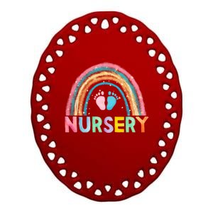 Nursery Ceramic Oval Ornament