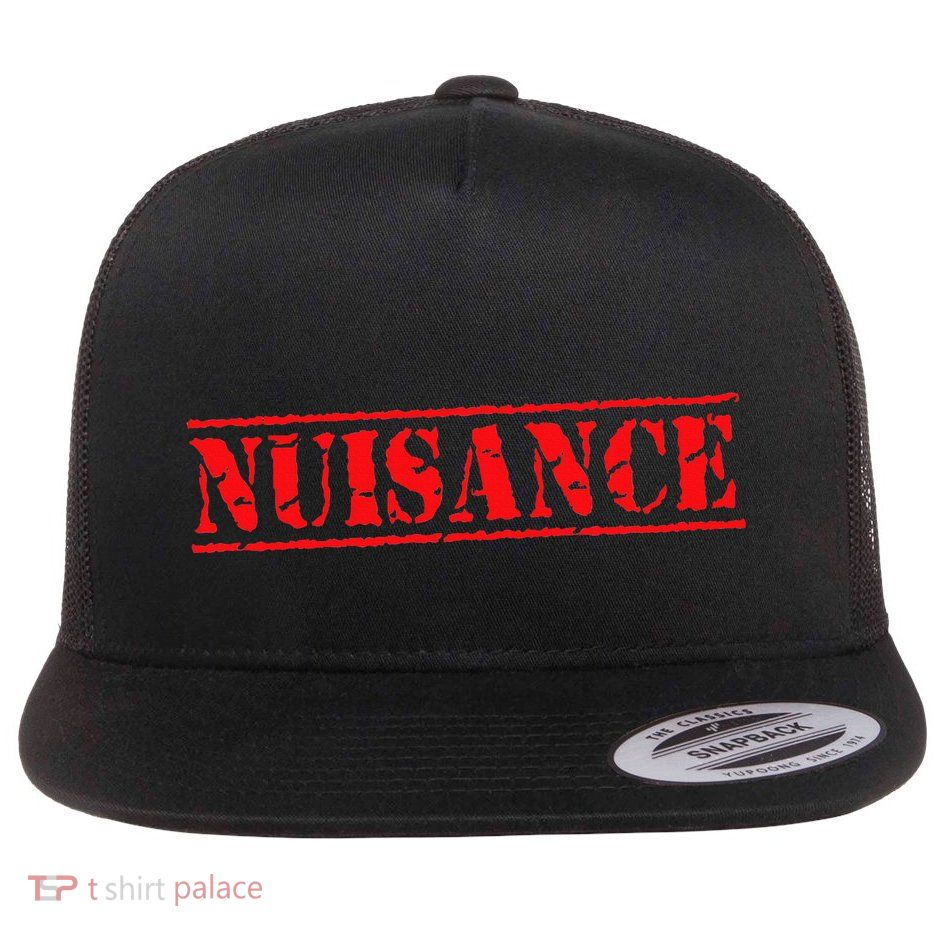 Nuisance Flat Bill Trucker Hat