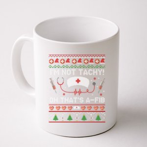 Nurse Nursing Ugly Christmas Sweater Pajamas Er Scrub Tops Meaningful Gift Coffee Mug