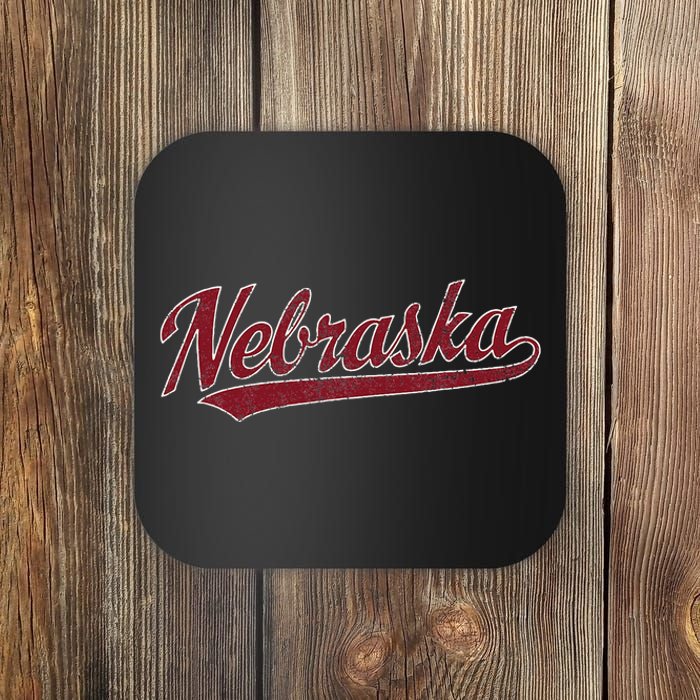 Nebraska Ne Vintage Sports Coaster