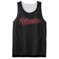 Nebraska Ne Vintage Sports Mesh Reversible Basketball Jersey Tank