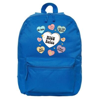 Neonatal Nurse Valentine's Day Heart Candy Nicu Gift 16 in Basic Backpack