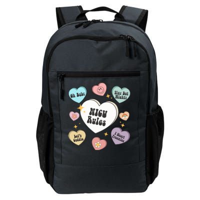 Neonatal Nurse Valentine's Day Heart Candy Nicu Gift Daily Commute Backpack