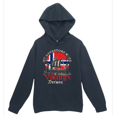 Norwegian Norway Viking Ship Flag Urban Pullover Hoodie