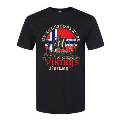 Norwegian Norway Viking Ship Flag Softstyle® CVC T-Shirt