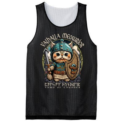 Nordic Norse Viking Cat Warrior Mesh Reversible Basketball Jersey Tank