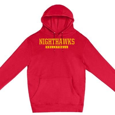 Northfield Nighthawks Volleyball Hs Premium Pullover Hoodie