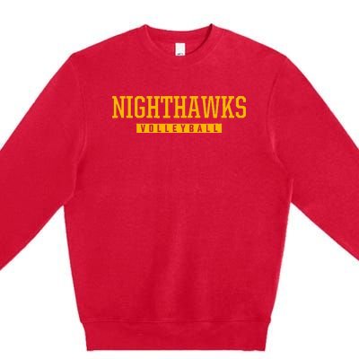 Northfield Nighthawks Volleyball Hs Premium Crewneck Sweatshirt