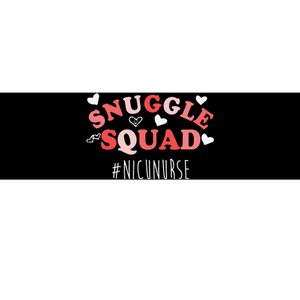 NICU Nurse Valentines Day Snuggle Squad For Neonatal Nurses Bumper Sticker