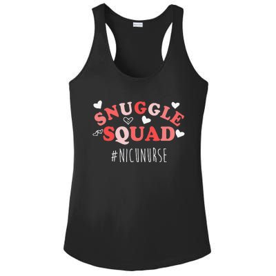 NICU Nurse Valentines Day Snuggle Squad For Neonatal Nurses Ladies PosiCharge Competitor Racerback Tank